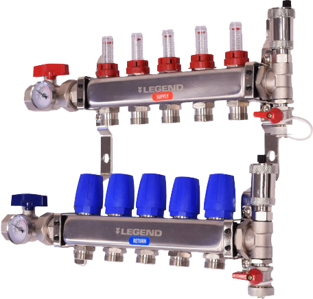 Slab Heating Manifolds