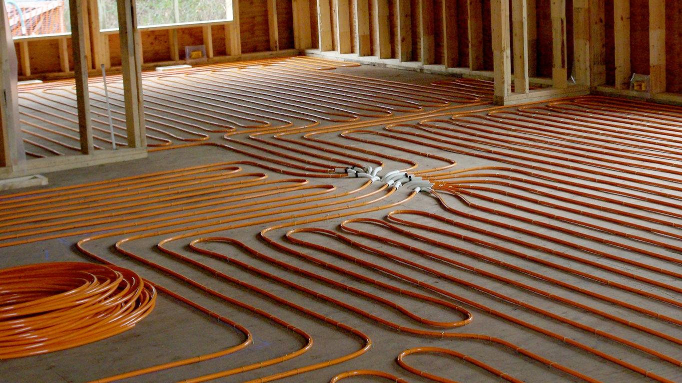 Above Floor Thin Slab Tubing